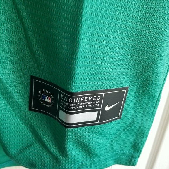 KEN GRIFFEY JR SEATTLE MARINERS GREEN RETRO THROWBACK JERSEY - Picture 6 of 8